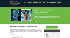 Desktop Screenshot of edenvalechiropractors.co.za