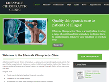 Tablet Screenshot of edenvalechiropractors.co.za